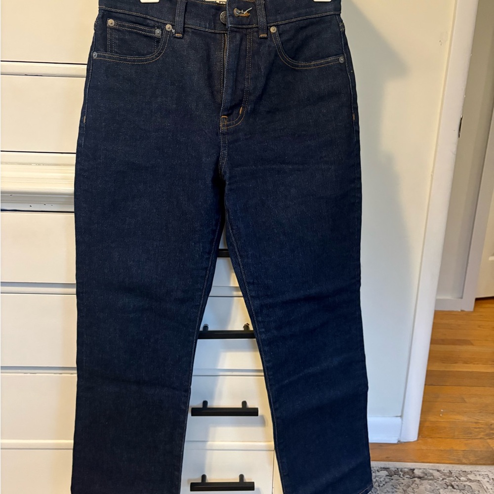 Madewell 90s straight crop jeans 27p
